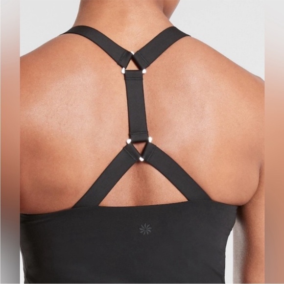 NWT! Athleta Black Ascent Support Top - Size XS 💙 - Picture 3 of 4